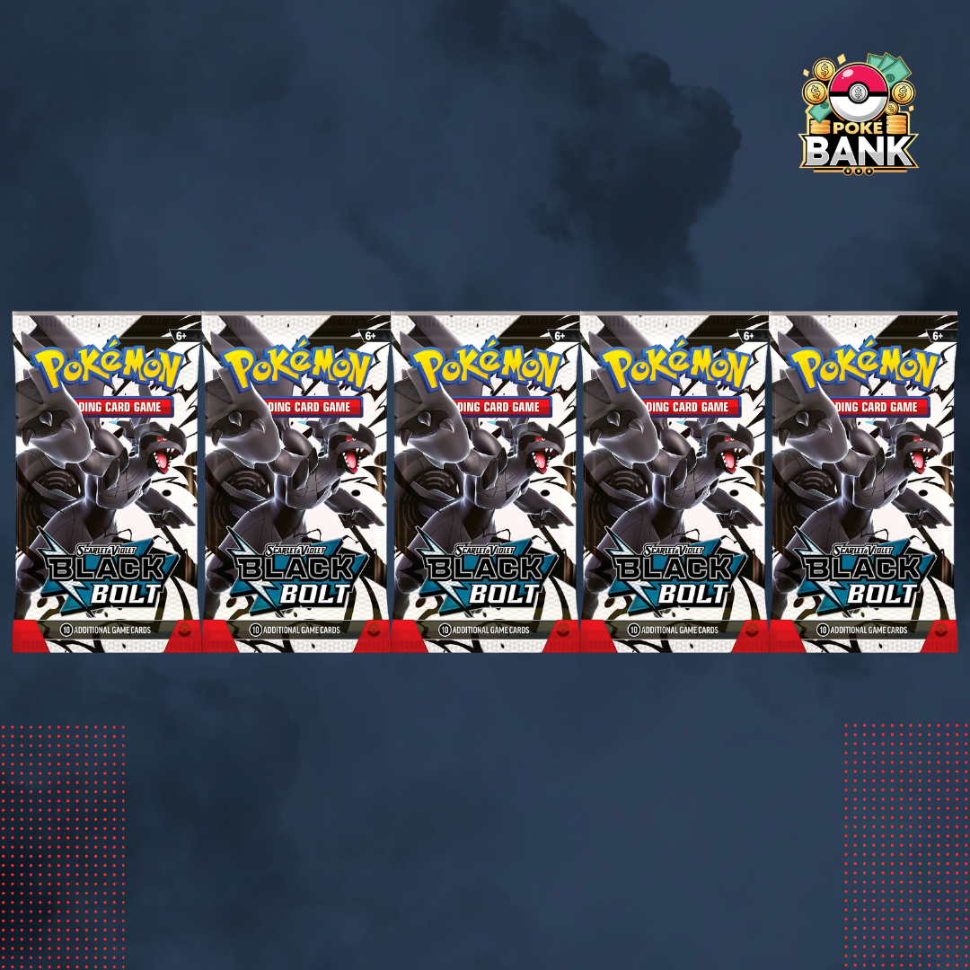 Black Bolt - 5 Pokémon Booster Packs