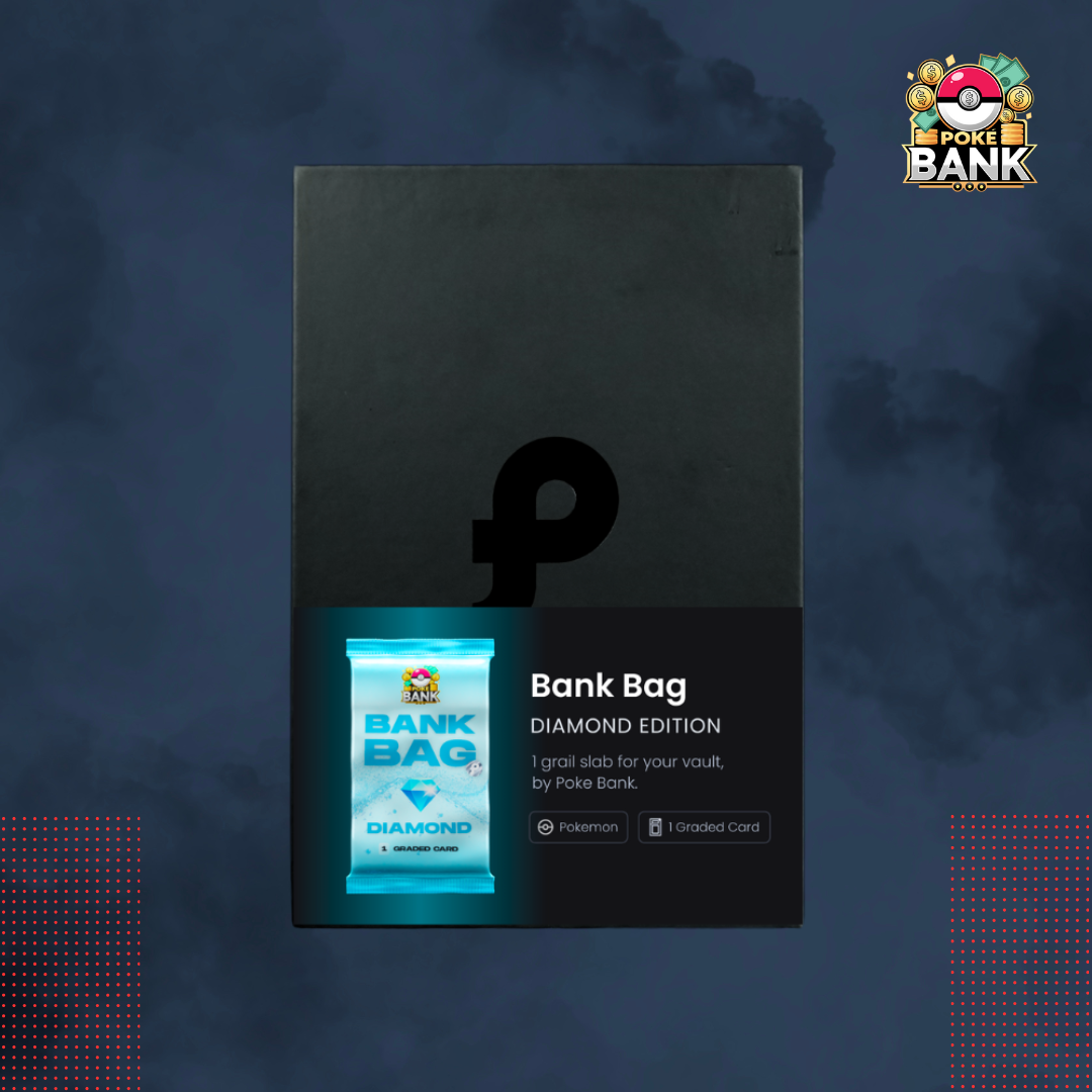 DIAMOND Bank Bag - 1 Graded Pokémon Card