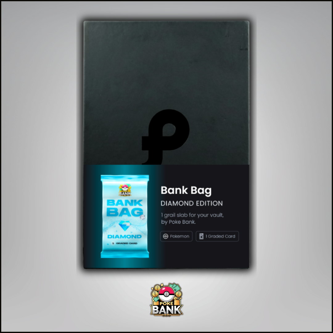 DIAMOND Bank Bag - 1 Graded Pokémon Card