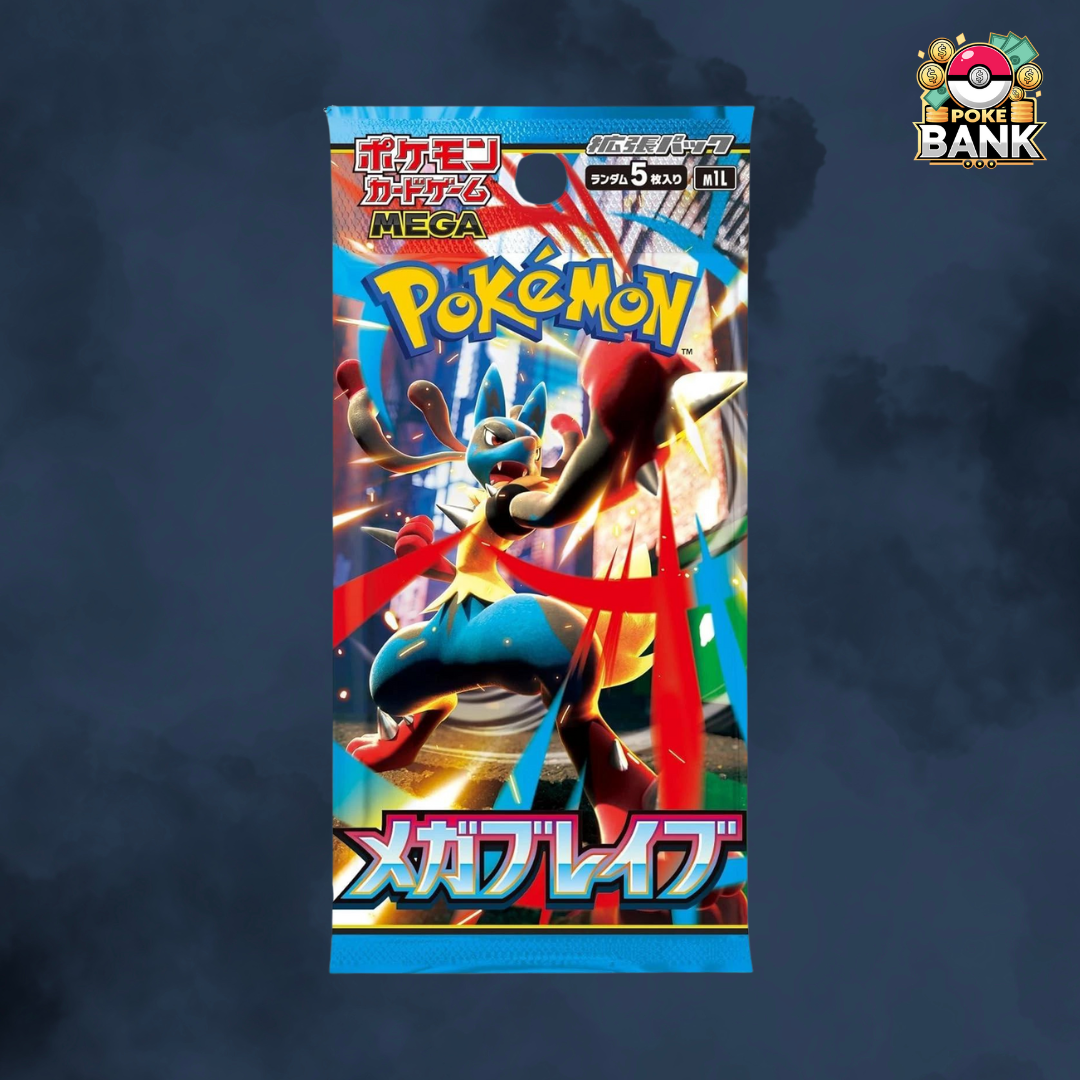 JPN Mega Brave - 1 Pokémon Booster Pack