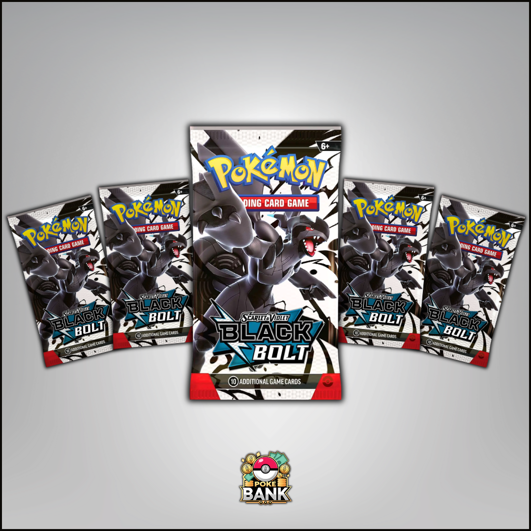Black Bolt - 5 Pokmon Booster Packs PokeBank Black Bolt - 5 Pokmon Booster Packs PokeBank
