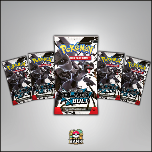 Black Bolt - 5 Pokémon Booster Packs