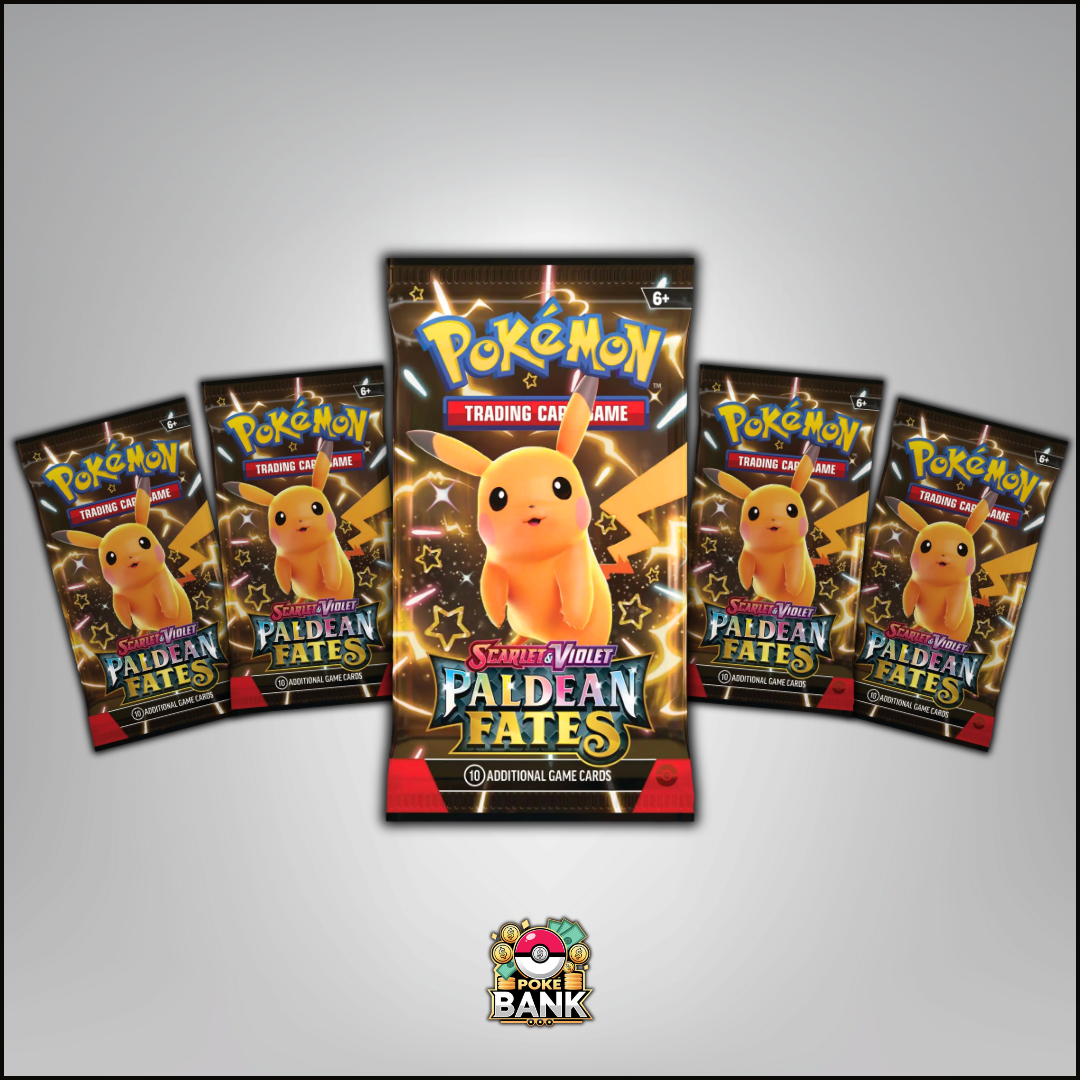 Paldean Fates - 5 Pokmon Booster Packs PokeBank Paldean Fates - 5 Pokmon Booster Packs PokeBank