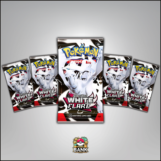White Flare - 5 Pokémon Booster Packs