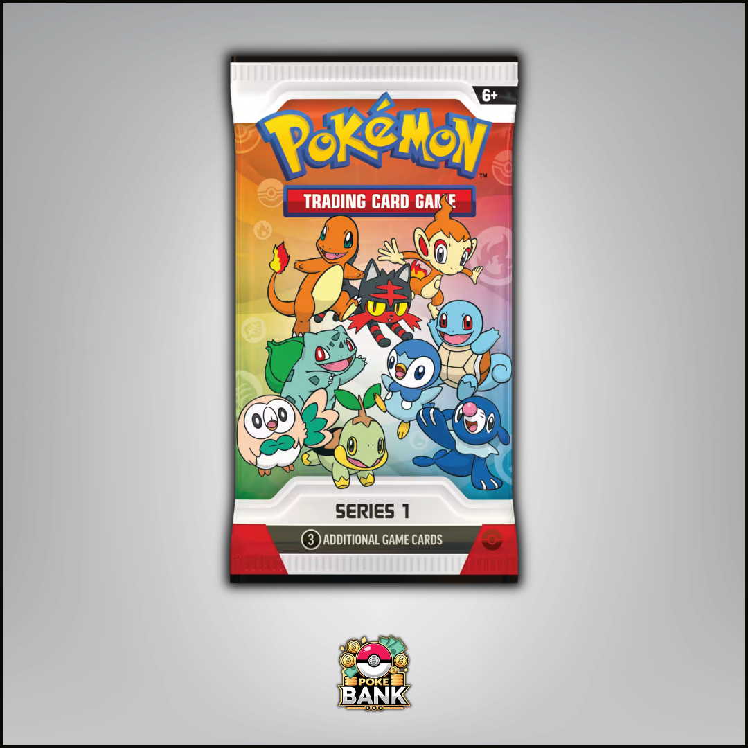 pokemon gen 1 booster pack First Partner Series and a code card for Pokemon TCG Live Pokemon Assorted boosters: 4 Packs