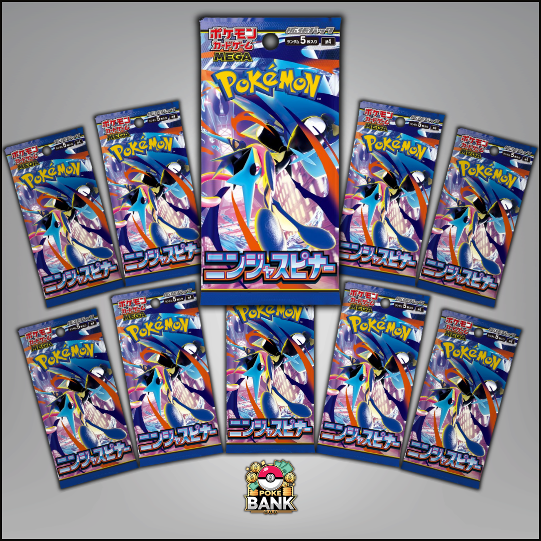 JPN Ninja Spinner - 10 Pokémon Booster Packs – PokeBank