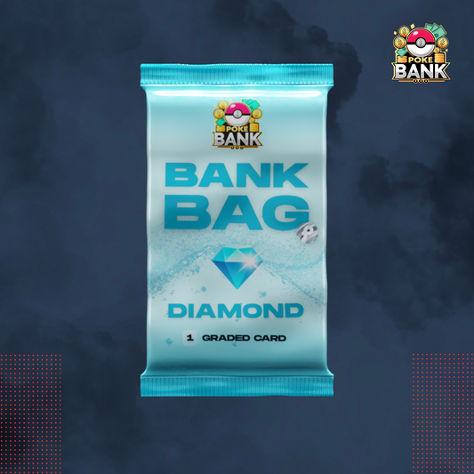 DIAMOND Bank Bag - 1 Graded Pokémon Card