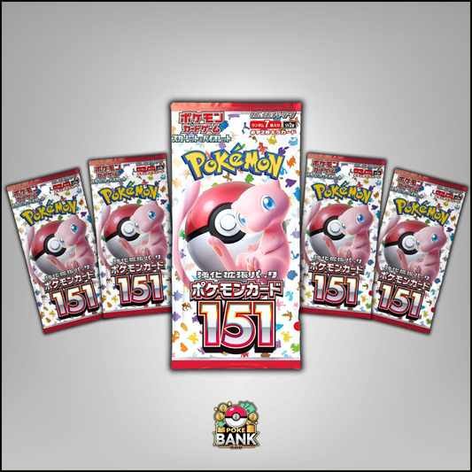 JPN 151 - 5 Pokémon Booster Packs