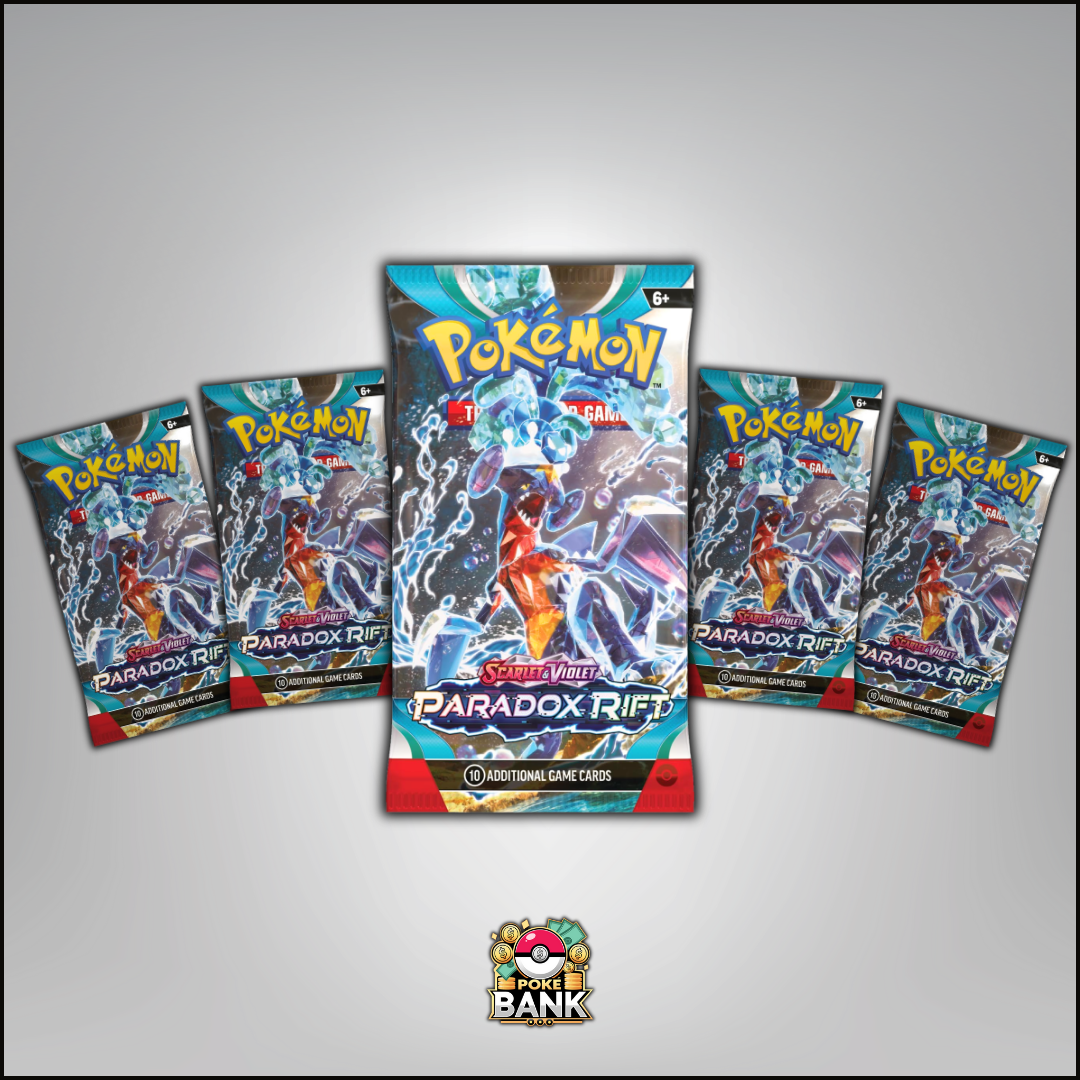 Paradox Rift - 5 Pokmon Booster Packs PokeBank Paradox Rift - 5 Pokmon Booster Packs PokeBank