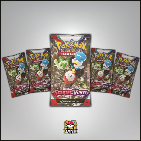 Scarlet & Violet - 5 Pokémon Booster Packs