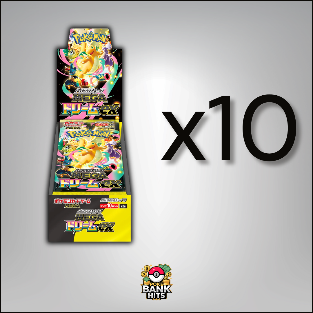 JPN Mega Dream EX Booster Box - 10 Pokémon Booster Packs – PokeBank