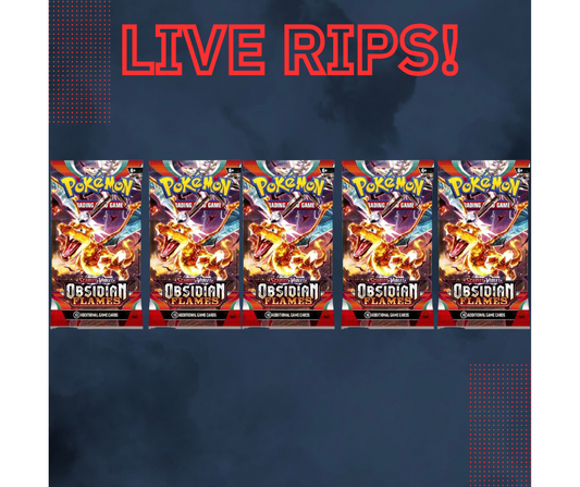 LIVE - (5) Obsidian Flames Booster Pack