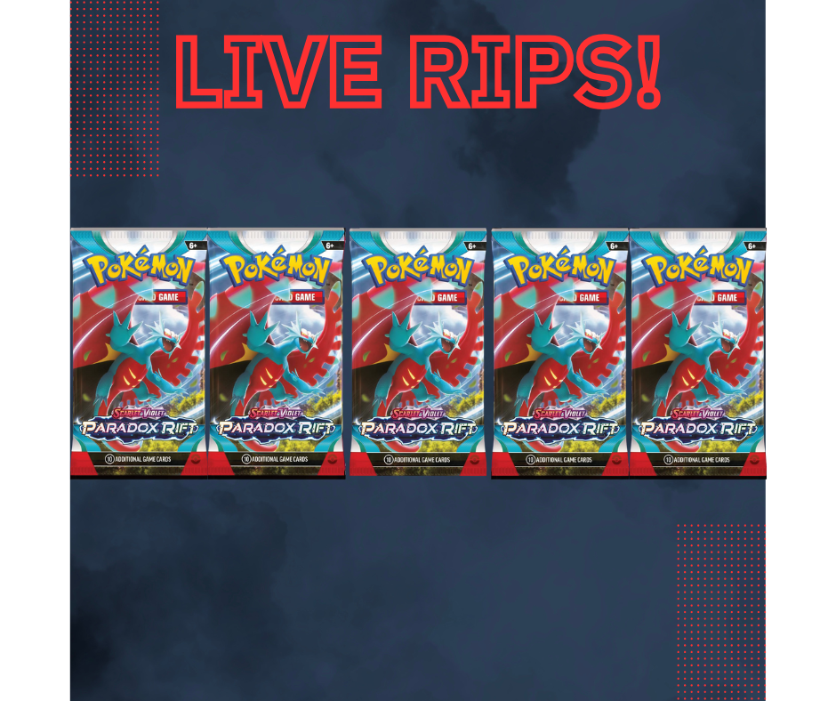 LIVE - Paradox Rift - 5 Pokémon Booster Packs