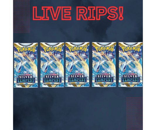 LIVE - (5) Silver Tempest Booster Pack