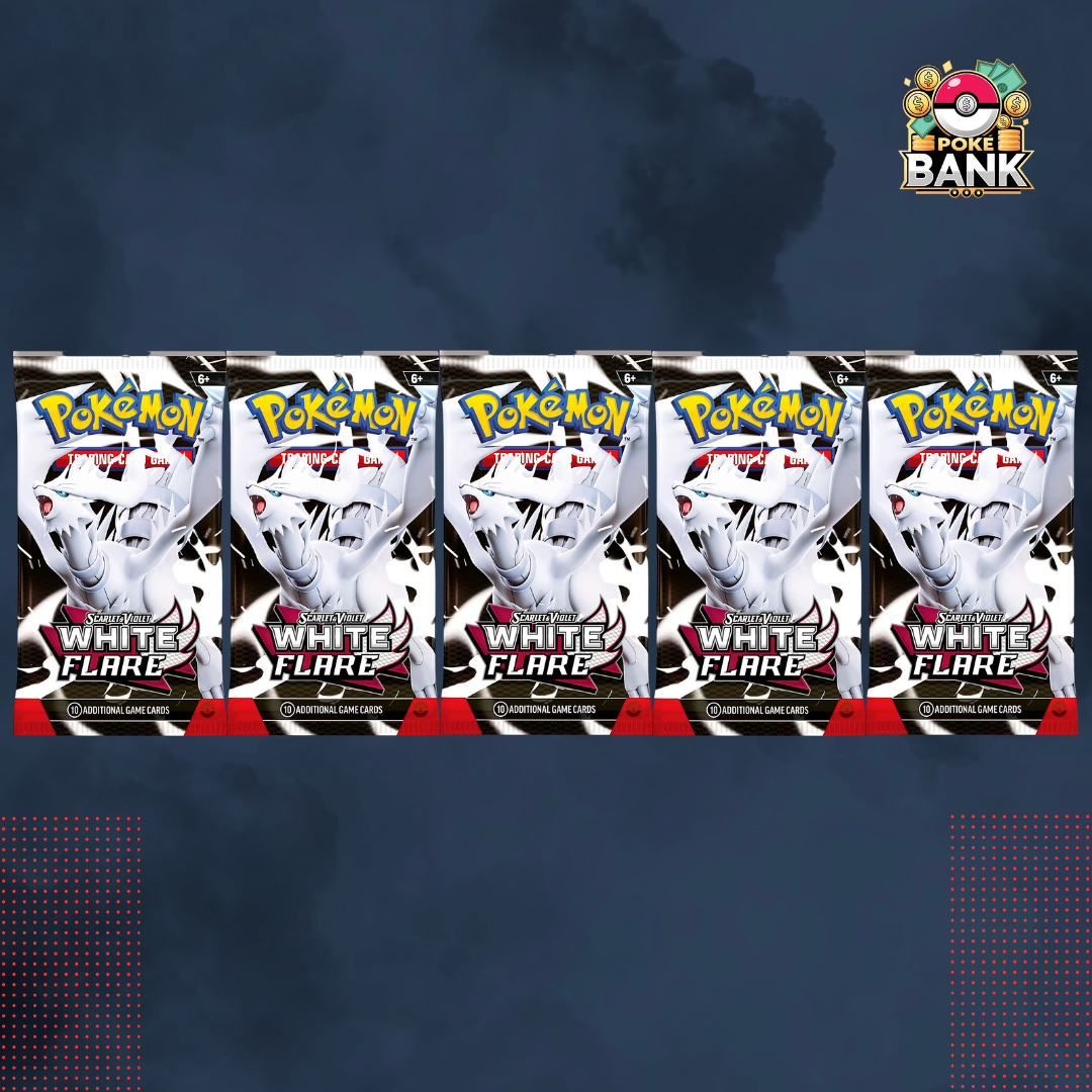 White Flare - 5 Pokémon Booster Packs