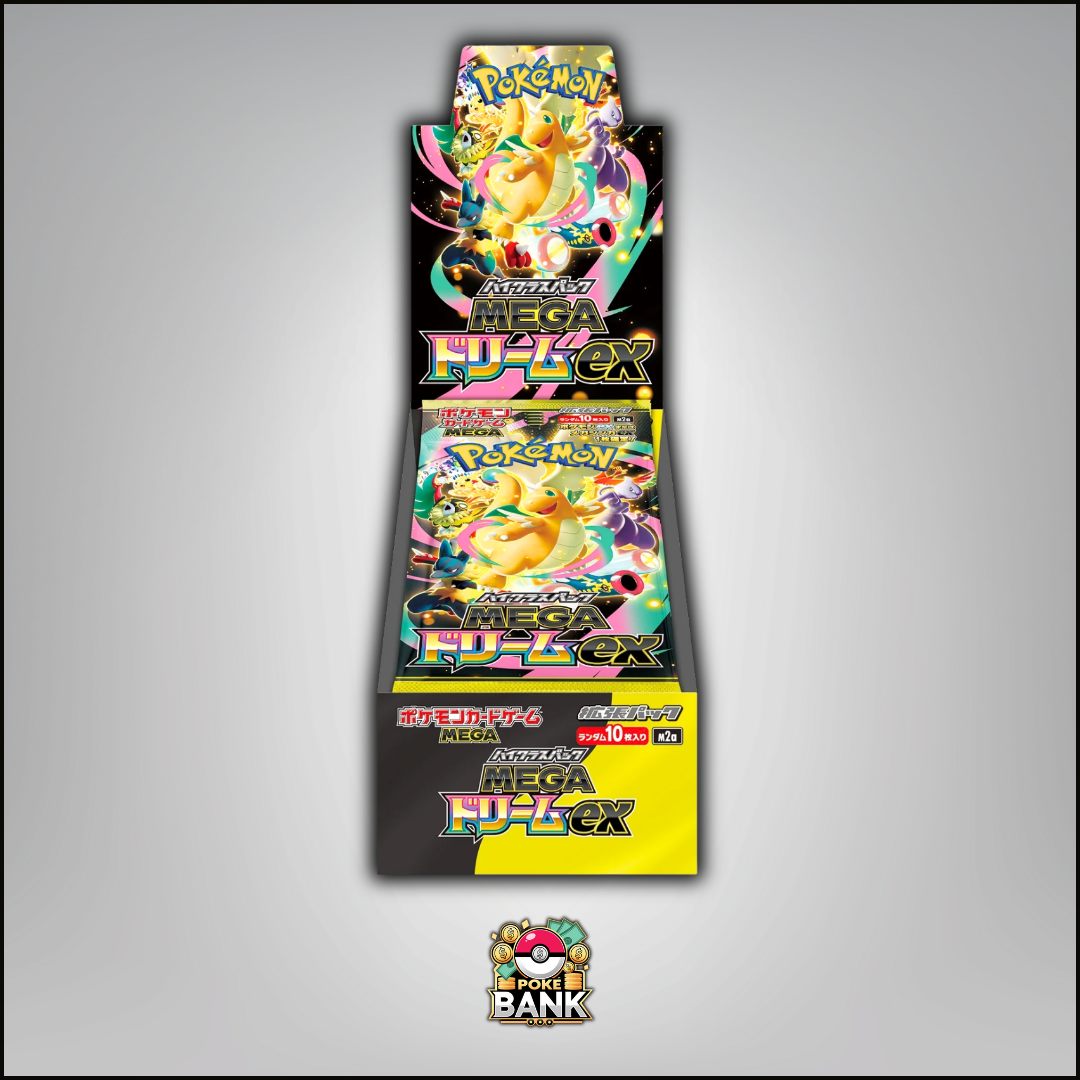 JPN Mega Dream EX Booster Box - 10 Pokémon Booster Packs – PokeBank
