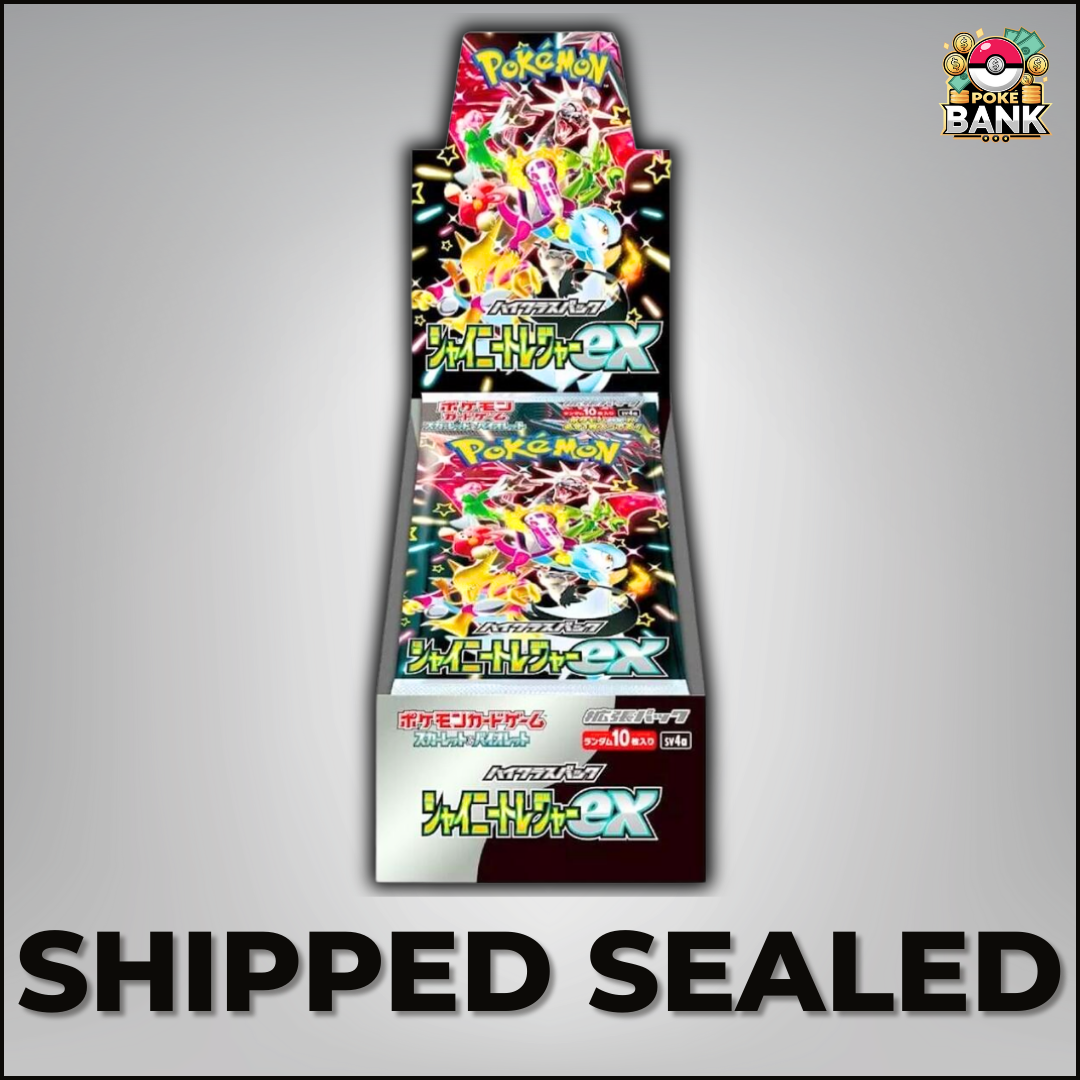 JPN Shiny Treasure Booster Box - Shipped Sealed - 10 Pokémon Booster Packs