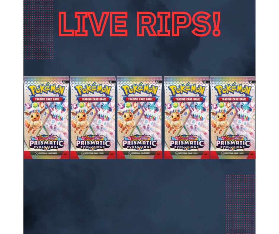 LIVE - (5) Prismatic Evolutions Booster Pack