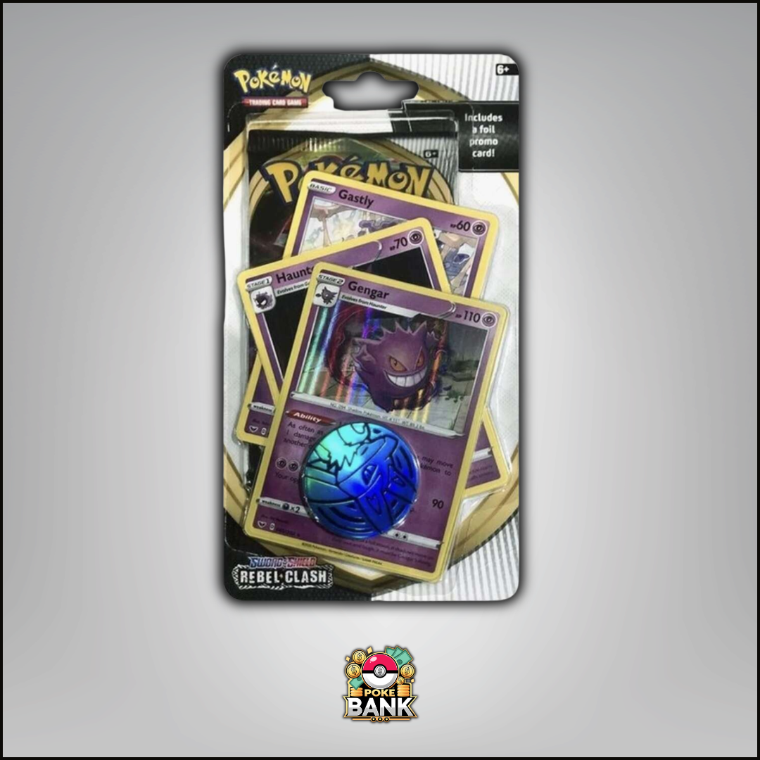 Rebel Clash Gengar Blister - 1 Pokémon Blister Pack
